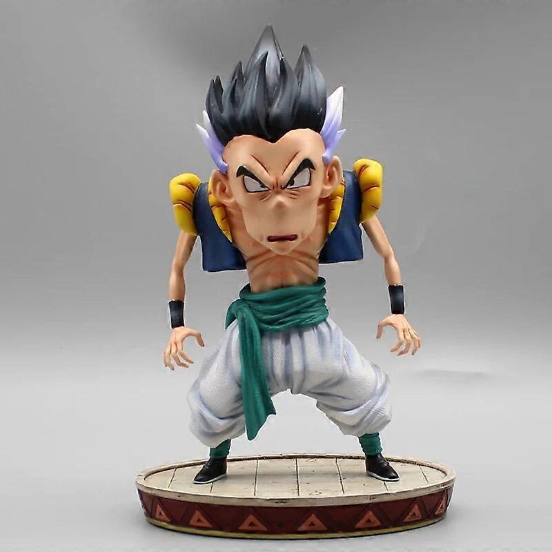 18cm Anime Dragon Ball Z Figuras Gorda Flaca Gotenks Figura Fusión Pvc Gk  Super Saiyan Dbz Estatua de Acción Modelo Figura Decoración Regalo