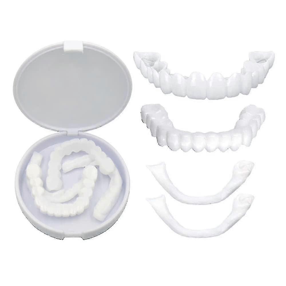 Denture Smile Teeth Customizable Temporary Perfect Fake Teeth Molds Braces