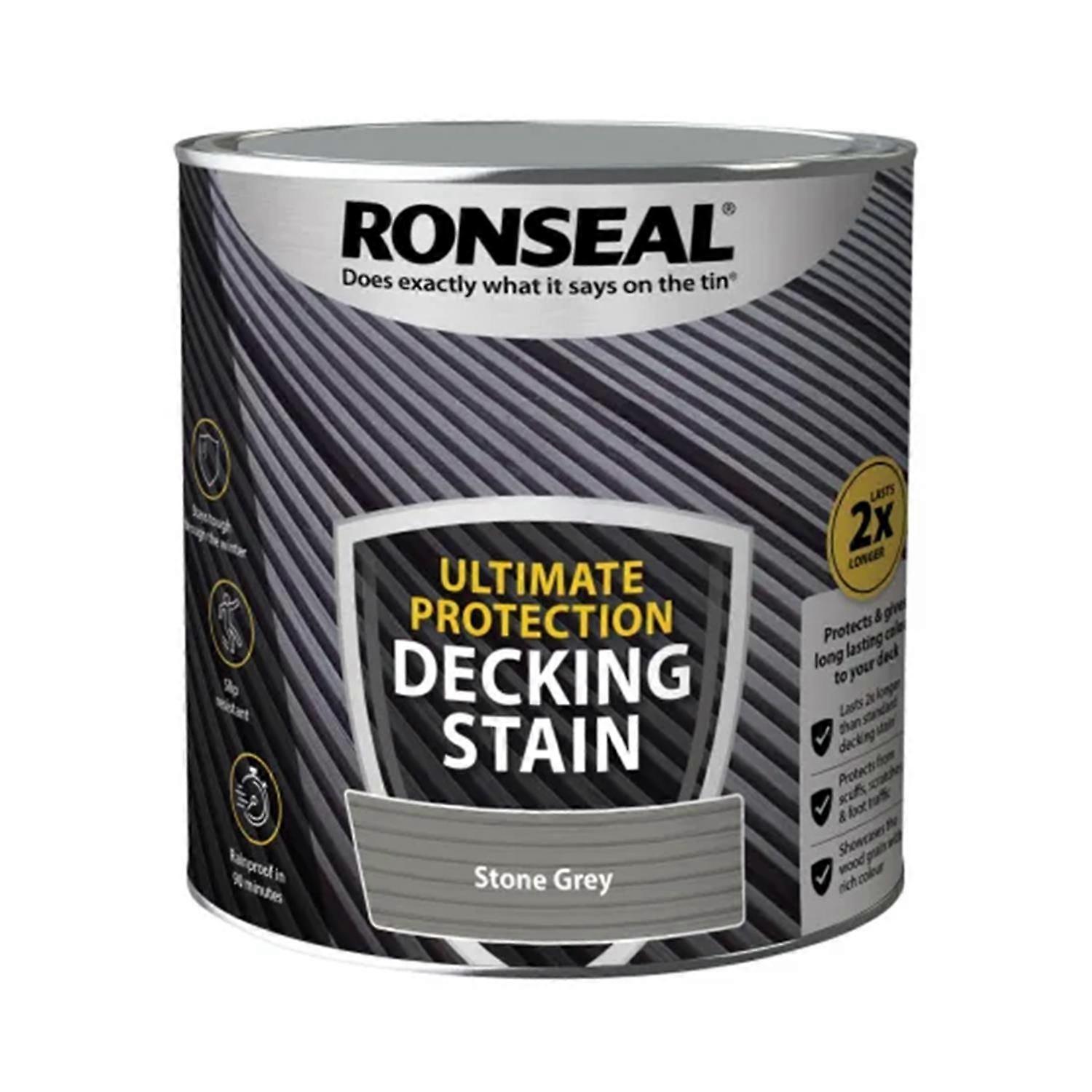 Ultimate Protection Decking Stain Stone Grey 2.5 litre