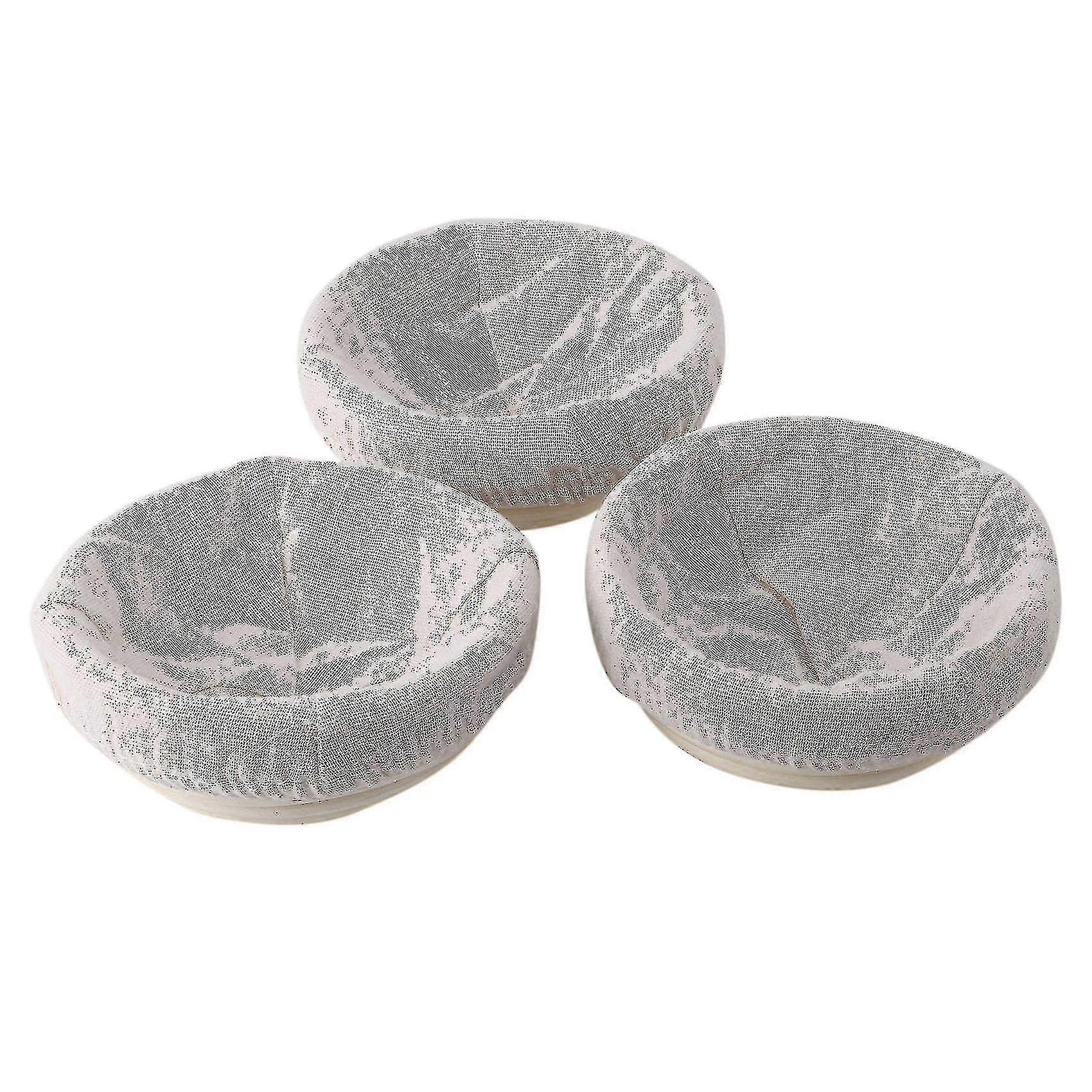 3 Pack 5 Inch Bread Proofing Baskets Small For Bread And 225g Basket