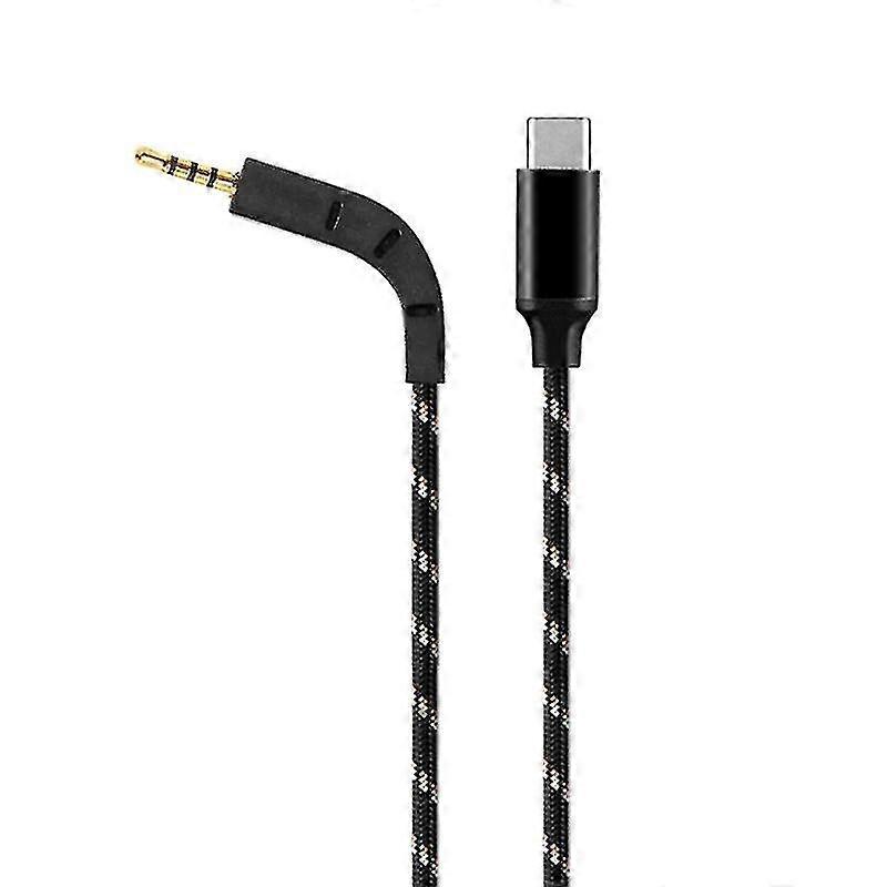 TYPE C til 2,5 mm hovedtelefonkabel til B&W P7 headsetledning Nylon/TPE-materiale