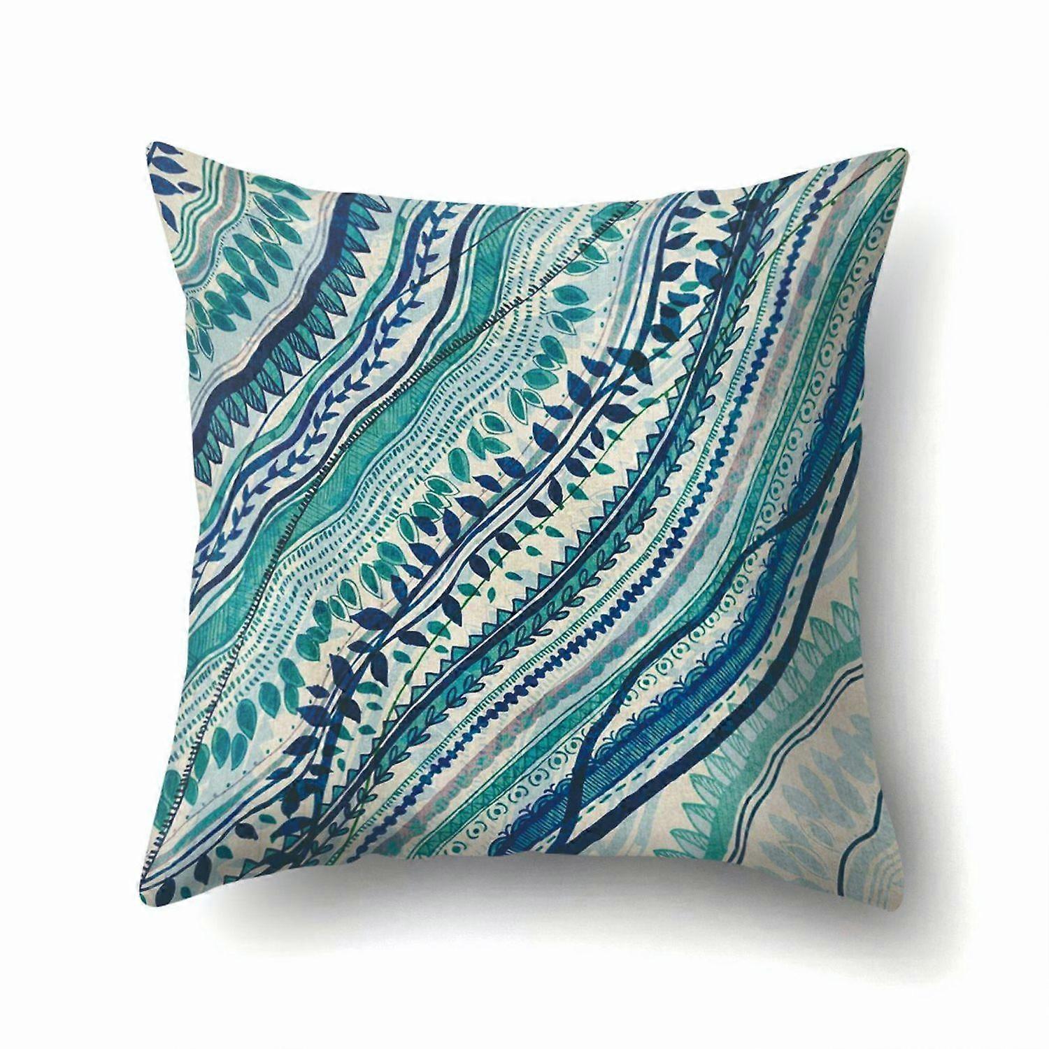 Grön kuddfodral Nordic Spring kuddfodral Mode kuddfodral vardagsrum kontor kudde soffa c