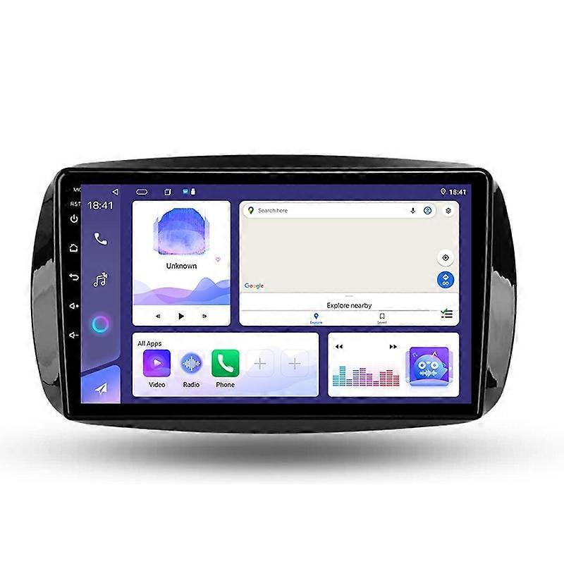 Car Radio Player For Benz Smart Fortwo 3 C453 A453 2014-2020 Multimedia Video WIFI Navigation