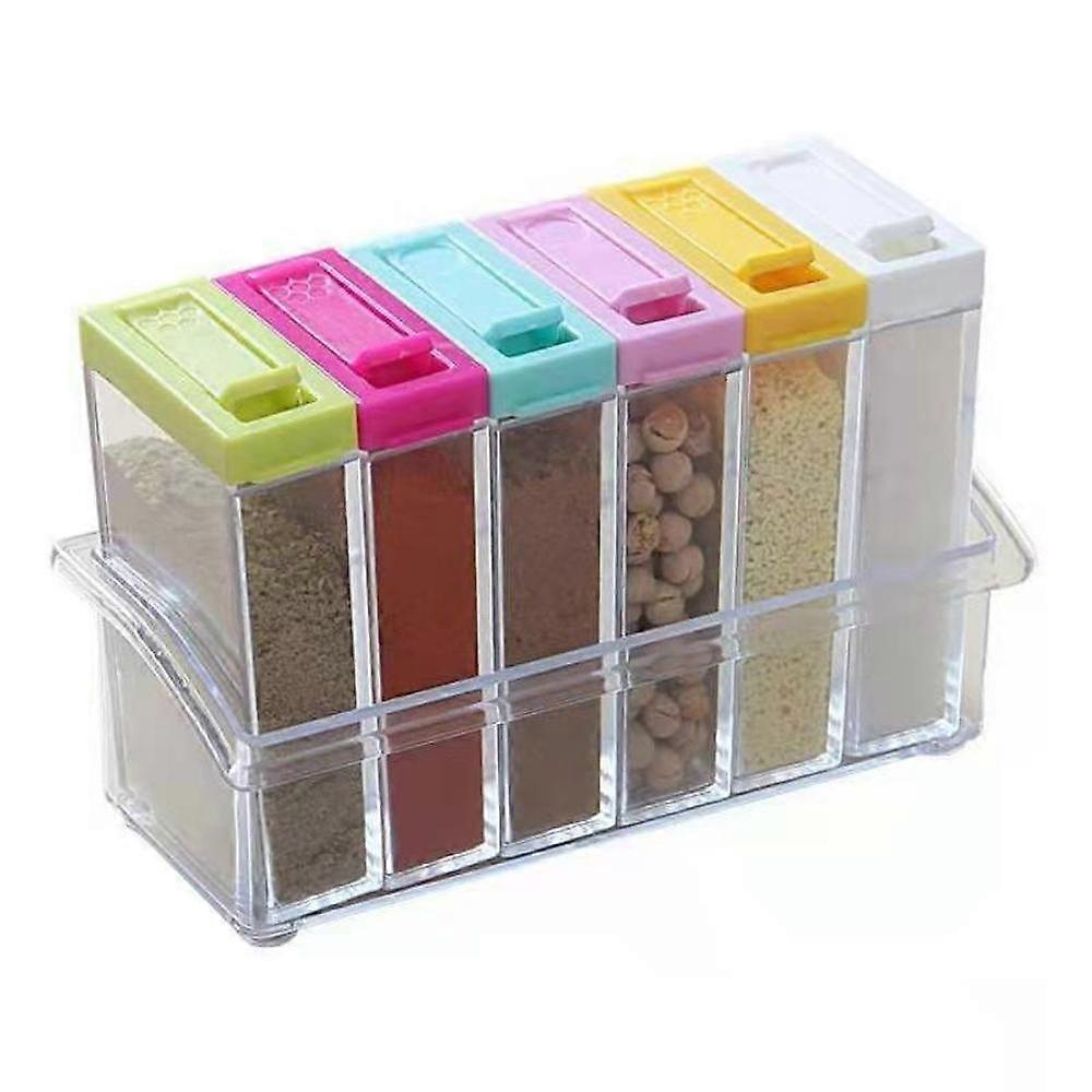 Plastic Mini Salt and Pepper Shakers With Lid