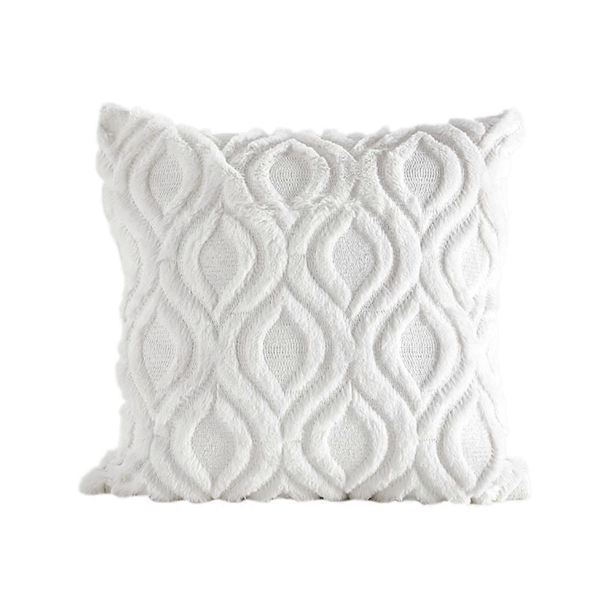 Soft Plush Short Velvet Decorative Cushion Covers Throw Pillow Covers Boho Neutral Pillow Shell for