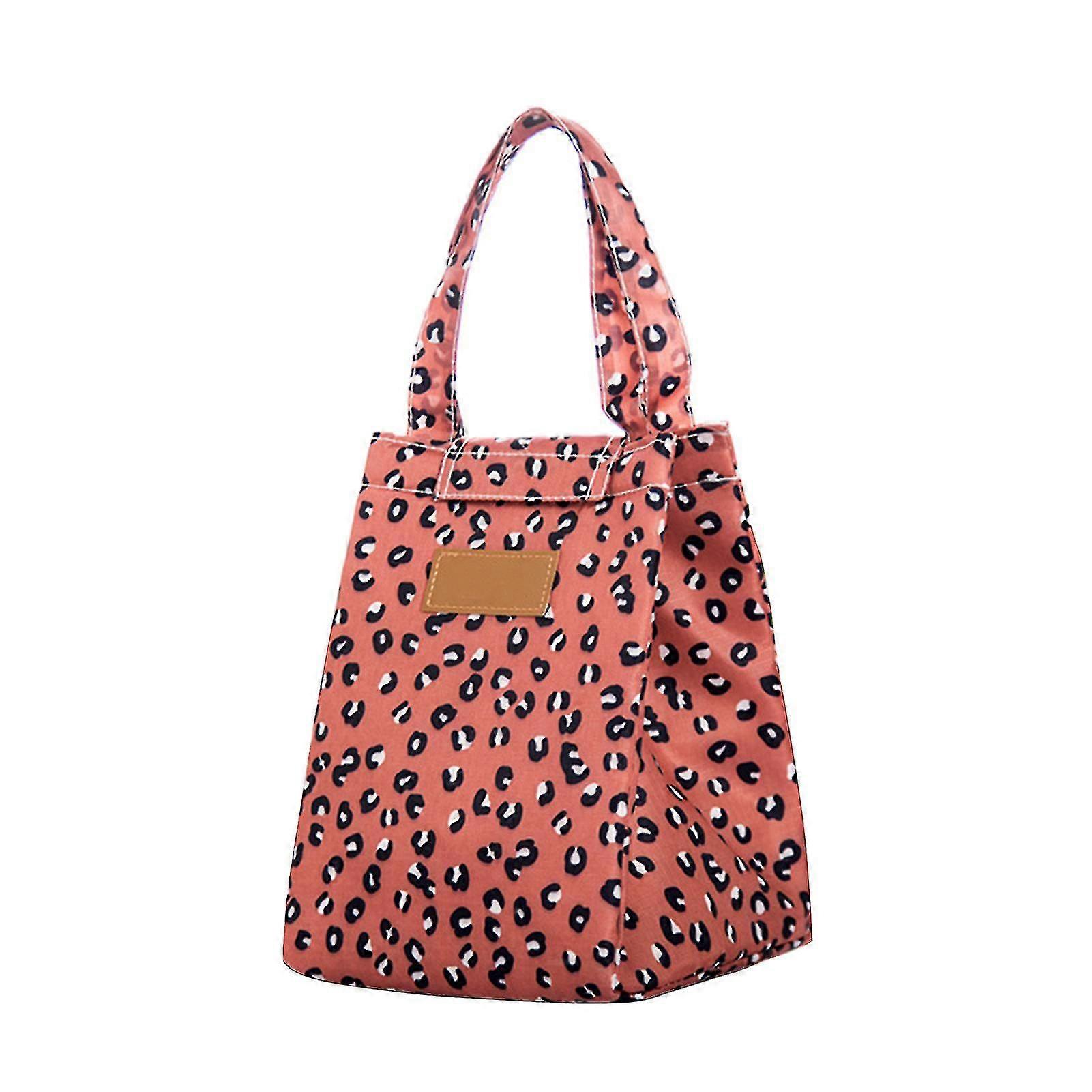 Torba chłodząca na żywność klamra o dużej pojemności z wzorem kwiatowym, idealna praca z izolowaną torbą na lunch