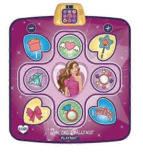 Pink Dance Mat Leker For Gutter Jenter Rhythm Step Game Mode Dance Pad programmerbar Challenge Play Mat