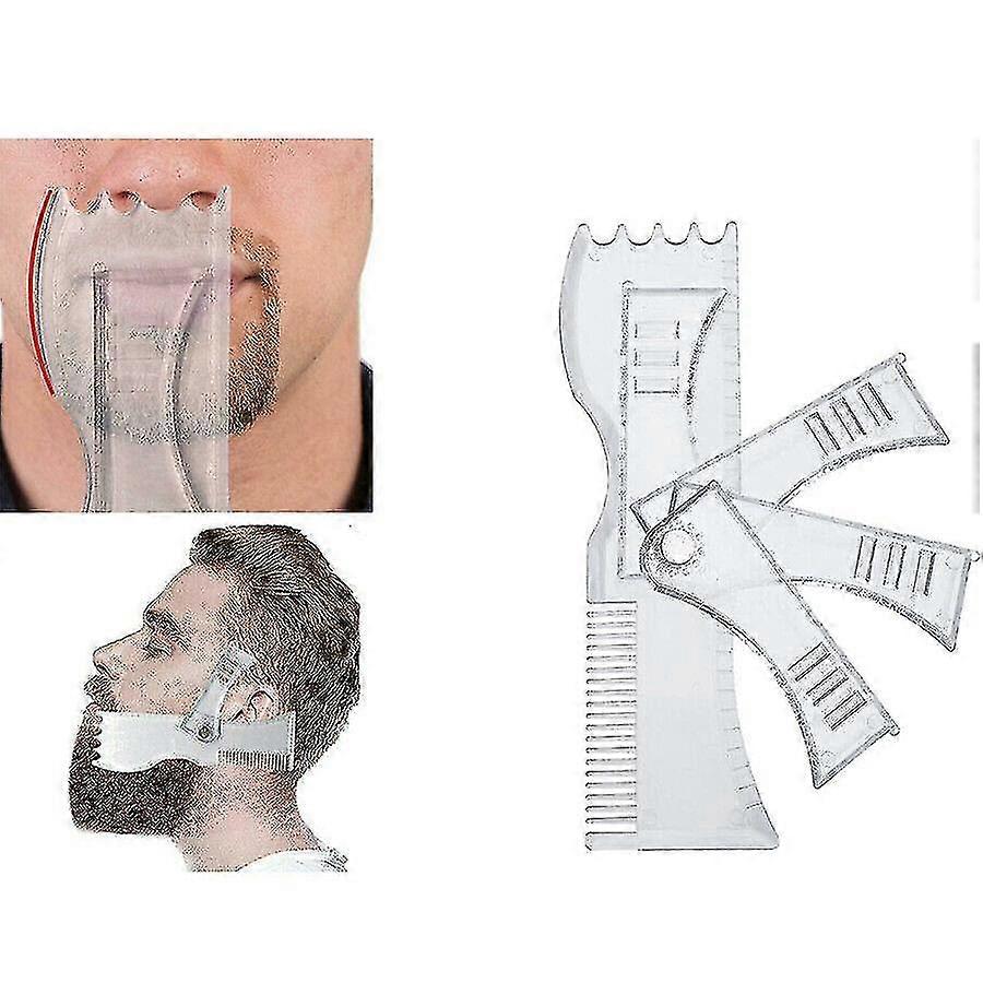 Herren Bart Formung Liner Kamm Shaper Trimmen Symmetrie Haar Styling Barber Tool