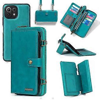 Für Xiaomi Mi 11 Lite 4G/5G/11 Lite 5G NE Abnehmbare 2-in-1-Brieftasche PU-Leder + Handyhülle Ständerabdeckung