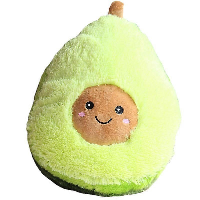 Jouet en peluche avocat mignon (30cm), mini coussin alimentaire confortable en peluche, coussin de remplissage de fruits mous poupée décoration de chambre cadeau pour enfants, amis, filles, c