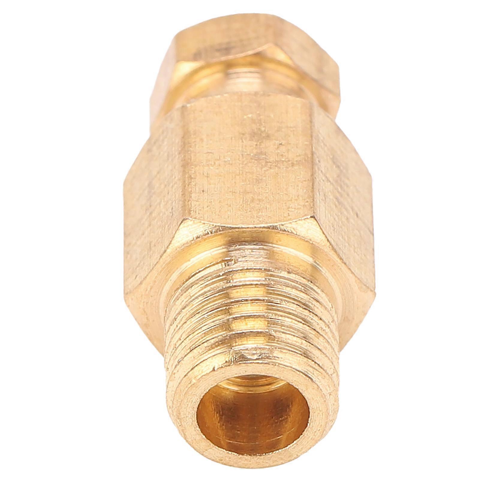 Industrial Joint Supplies - Straight-Through Threaded Brass Fitting Nipple PD408