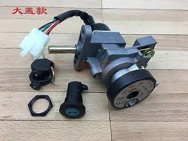 Motorcycle Ignition Switch Key With Wire For scooter GY6 125 Yamaha CYGNUS Ignition Key Switch Set Seat Lock Key Chinese Scooter