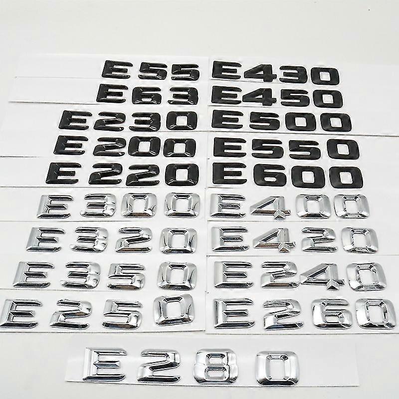 Trunk Emblem Badge Logo For E-class W210 W211 E43 E53 E63 E55 E200 E220 E250 E280 E320 E350 E420 E550 E500 E430