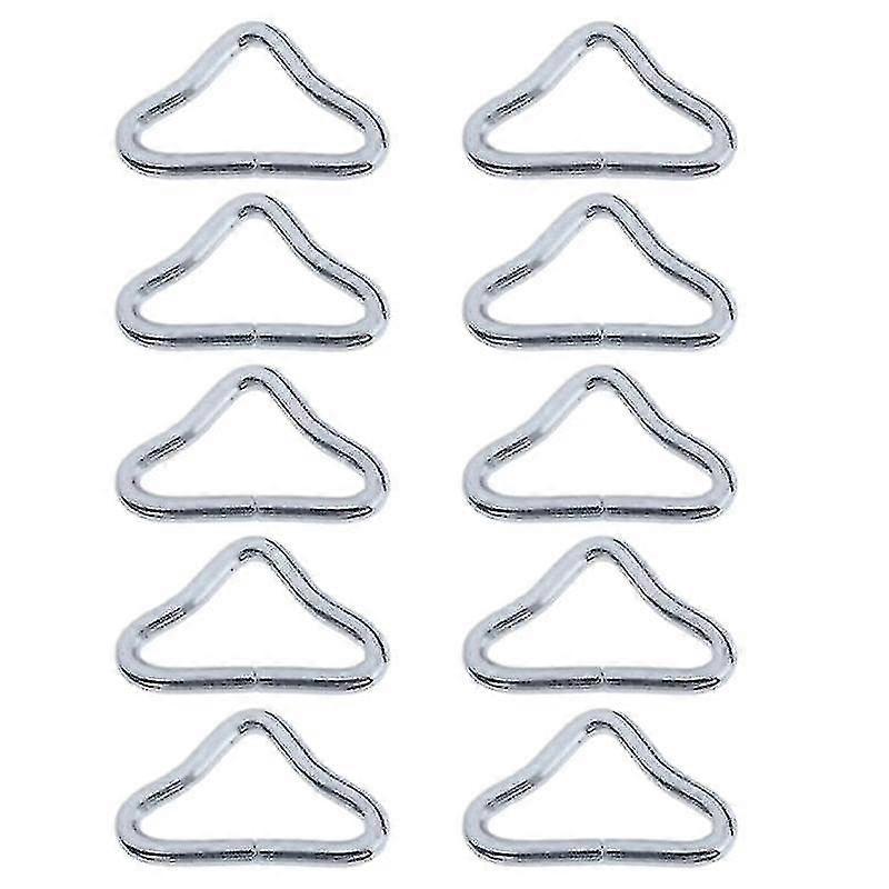 10pcs/pack Trampoline Mat Triangle Rings Buckle Universal Fit Ring V-rings