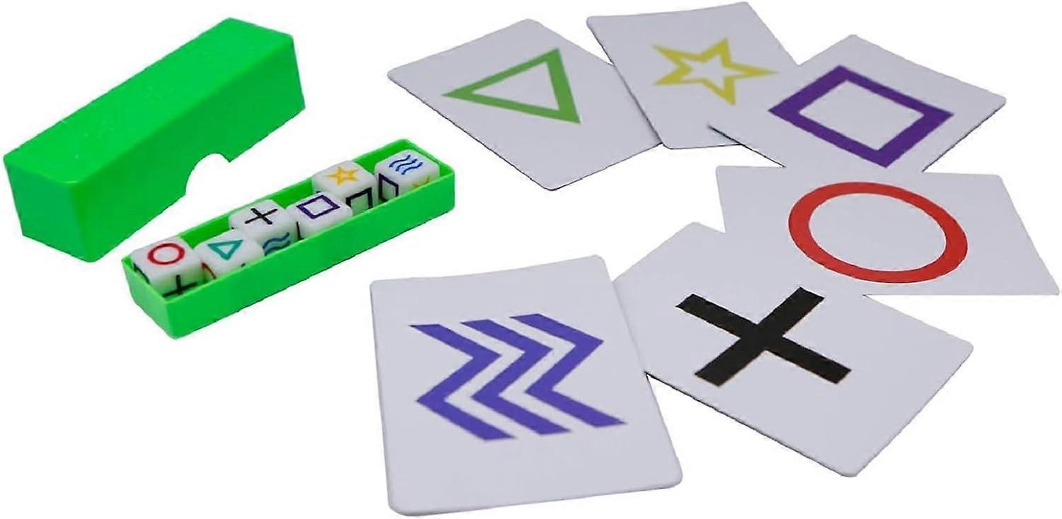 Prediction Dice Magic with Marked ESP Card Magic Trick Magician Mind Reading Box Easy Magic for Beginner