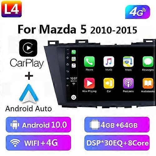For Mazda 5 3 CW 2010 - 2015 Car Radio Multimedia Video Player Navigation GPS Android No 2din 2 din dvd Android Carplay stereo