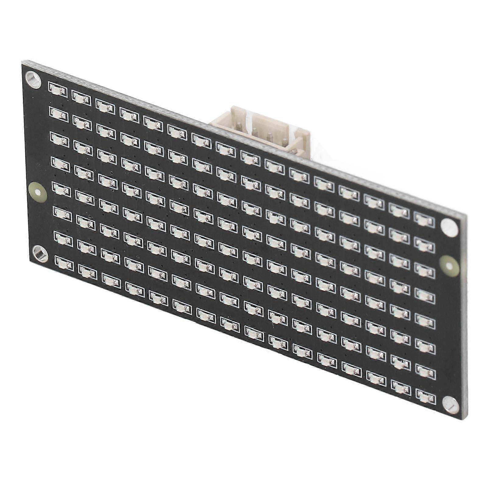 LED Matrix 8x16 Control Module Display for Single Board Computers DC3.3-5V IC2 Communication