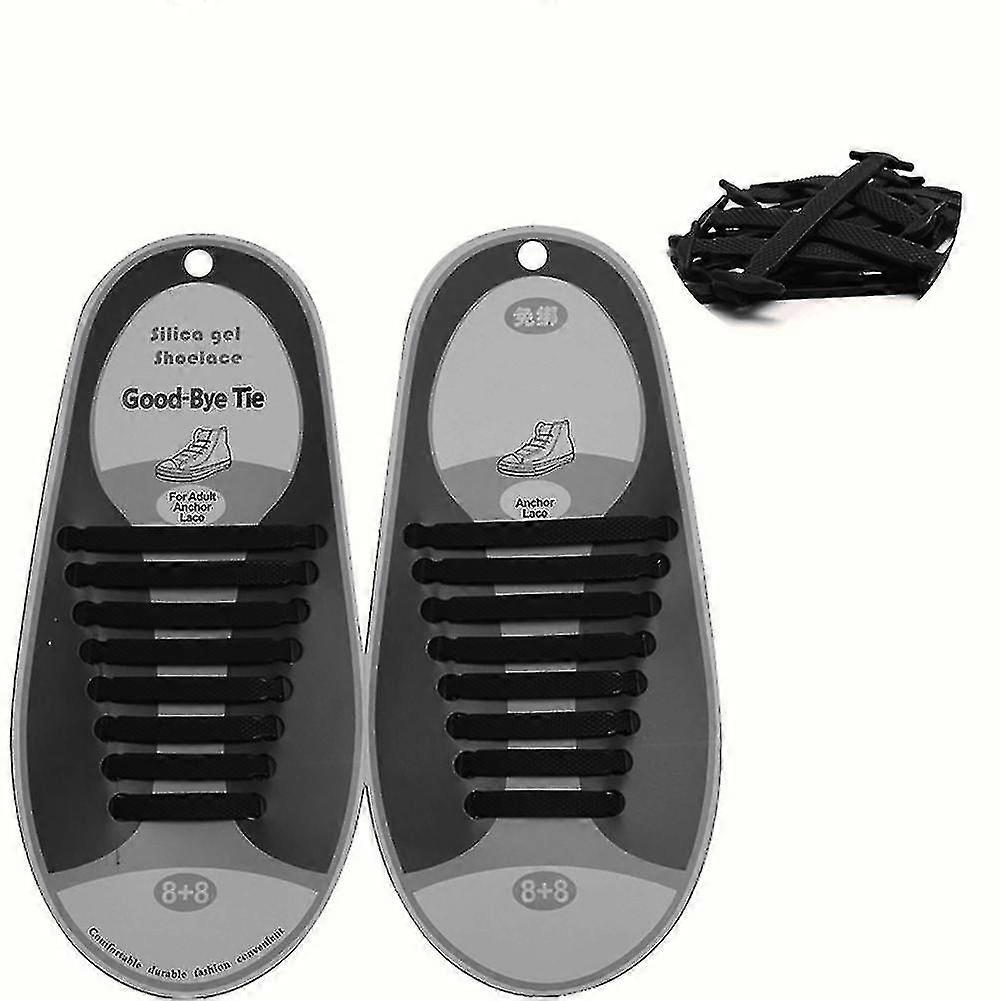 Tie-free Laces Multipack Bundles,  Colorful Round No Tie Rubber Laces, Lazy Elastic Shoelaces For Adults And Kids Sneakers Notie Shoe Laces