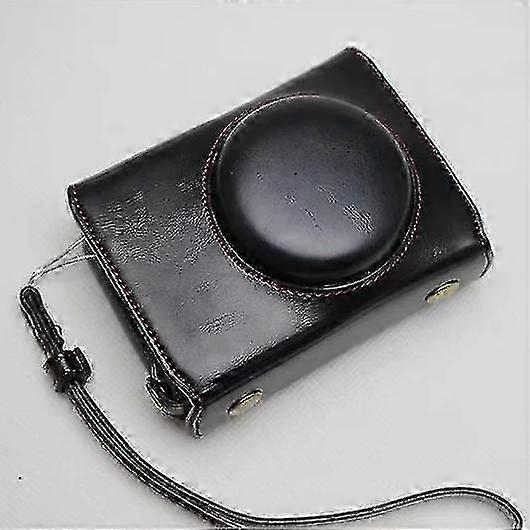PU Leather Protective Camera Case Bag for Fujifilm XF10 Digital Compact Camera - Black