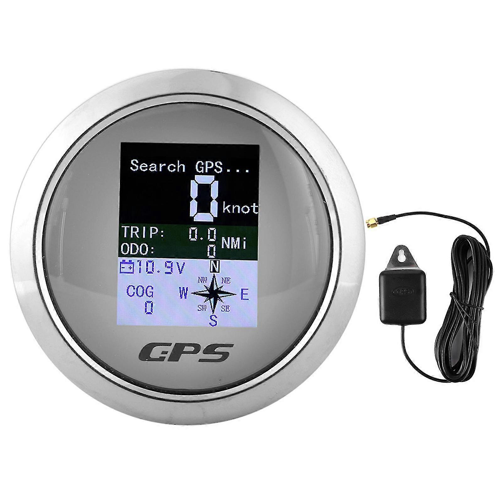 85mm Waterproof Digital GPS Speedometer Gauge for Car, Boat, and Engineer