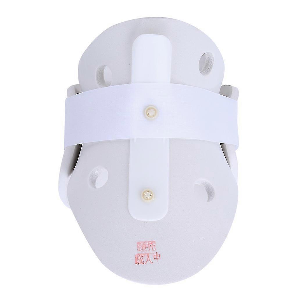 Neck Brace for Cervical Sprain Fracture and Dislocation - Fixed Neck Support (White)