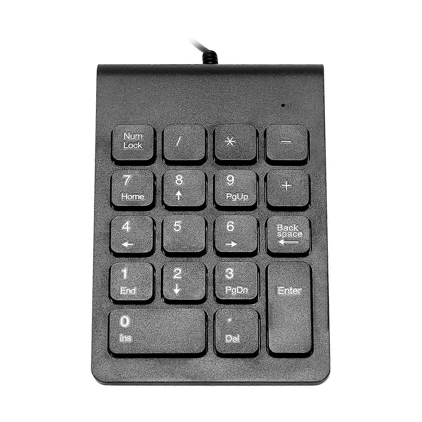 Mini Usb Wired Numeric Keypad Numpad 18 Digital Keyboard For Accounting Teller Laptop Windows Andro