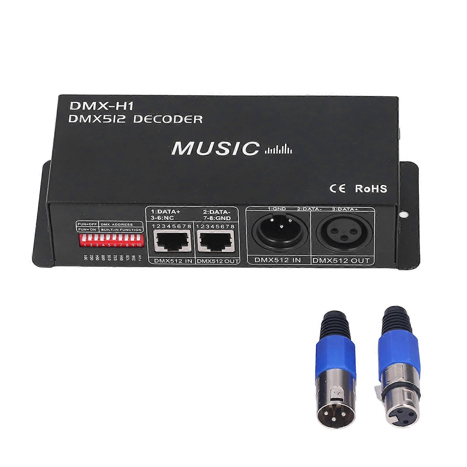 4 Canaux DMX 512 Decorder Réglable RGB Dimming LED Decorder Contrôleur pour Bars Hôtels Sober Bars4A