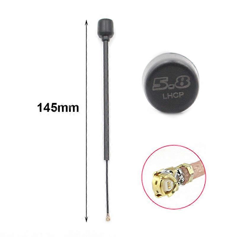 Happymodel 5.8GHz Lollipop Omni Circular Polarized RHCP LHCP Black Antenna 2.5DBi UFL / SMA / MMCX Angle for FPV Racing Drones