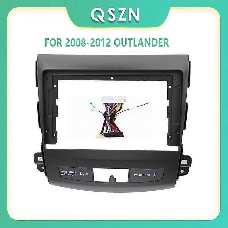 Car Radio Frame For Mitsubishi Outlander 2 2005 - 2011 Car Radio Dashboard Panel Frame Power Cord CANBUS