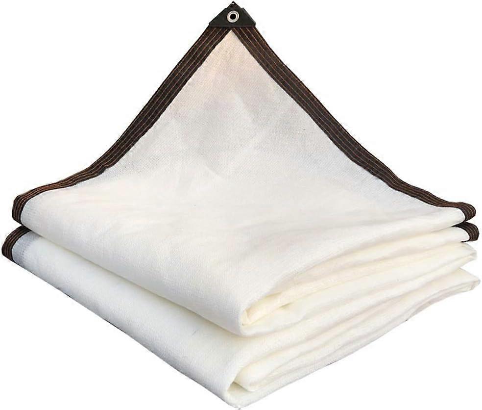 Shade Cloth Shade Net, 90% White Sun Net Sun Mesh Shade Sunblock Shade Cloth UV Resistant Net for Garden Flower Plant for Greenhouse Canopies (Size : 