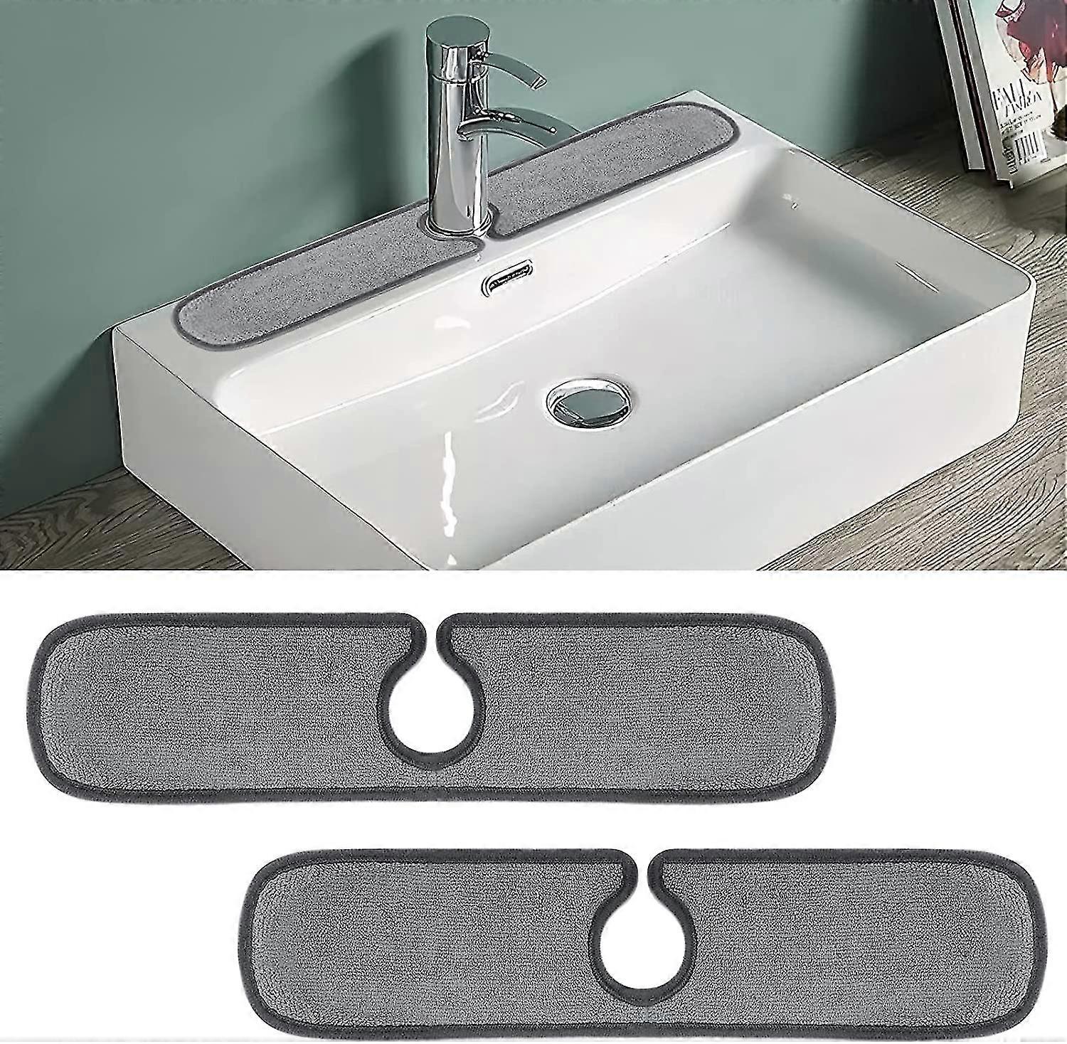 Wasserhahn absorbierende Matte, Spüle Spritzschutz hinter Wasserhahn, Wasserhahn Spritzfänger Spüle Matte absorbierend für