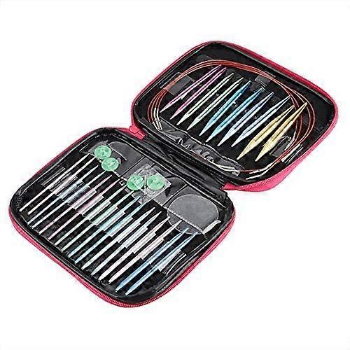 Interchangeable Circular Needles - Interchangeable Aluminum Circular Needles Set