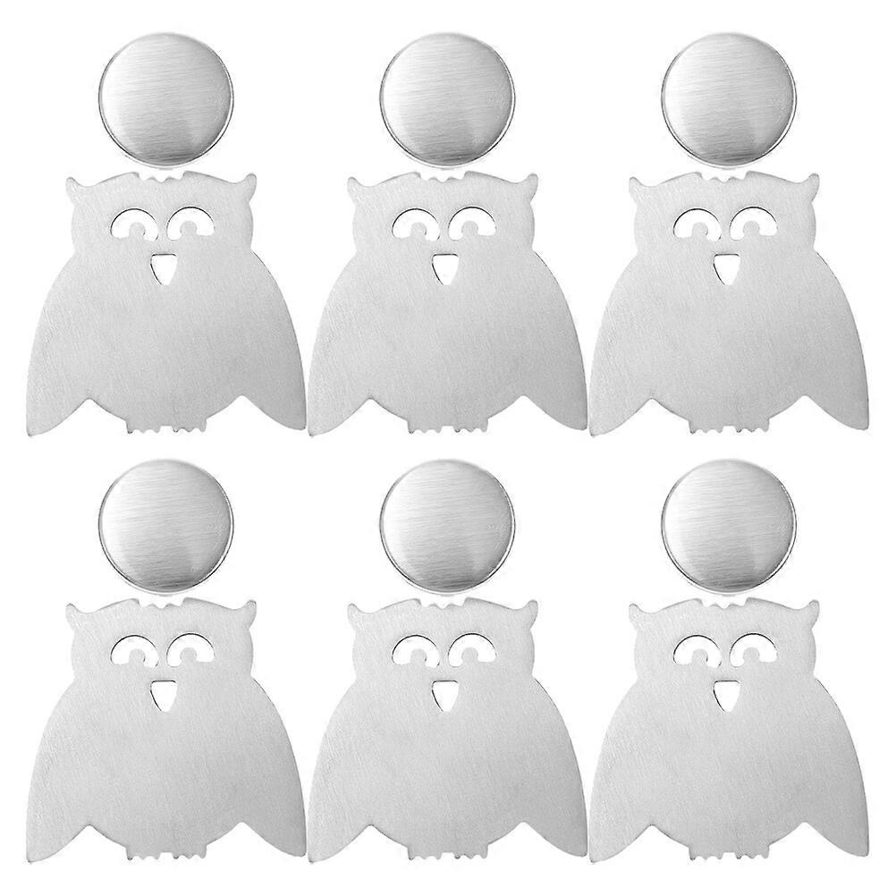 6Pcs Tablecloth Weights Window Curtain Pendant Weights Owl Shaped Tablecloth Magnets