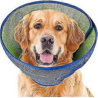Dog & Cat Cone Recovery Collars, Elizabethan Cones After Surgery,adjustable Mesh Breathable Anti-lick Wound Dog Cone For After Surge