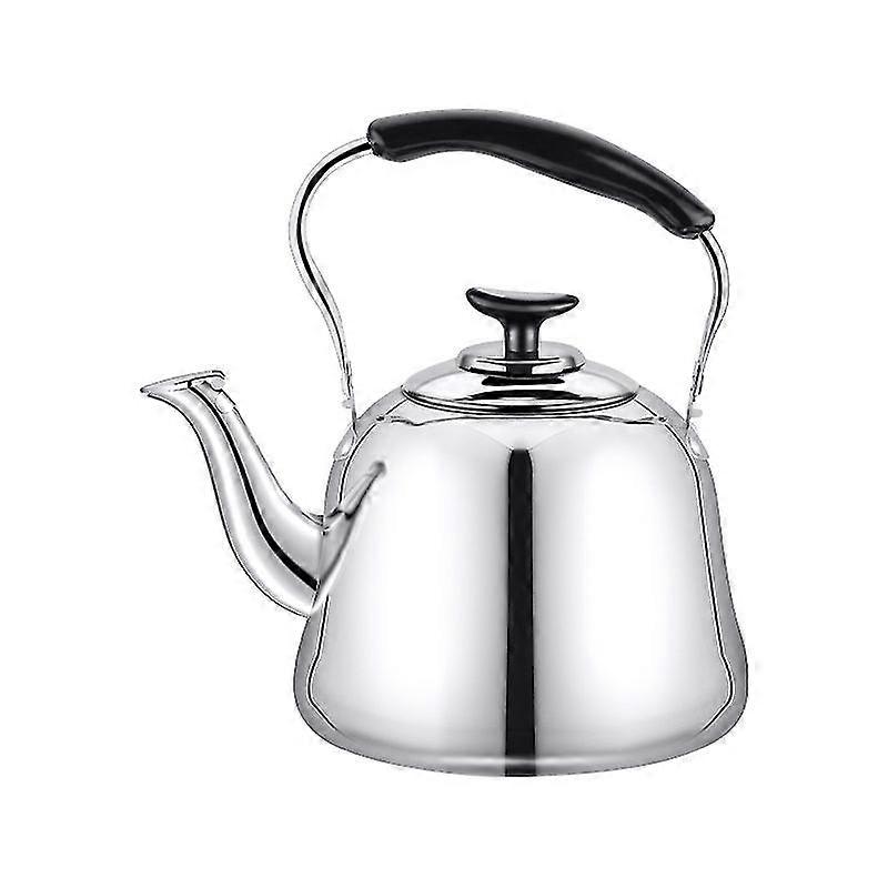 Vattenkokare spishäll visslande tekanna klassisk tekanna rostfritt stål tekannor för spishäll med tunn snabb uppvärmningsbas, spegelfinish, 2 liter Tw