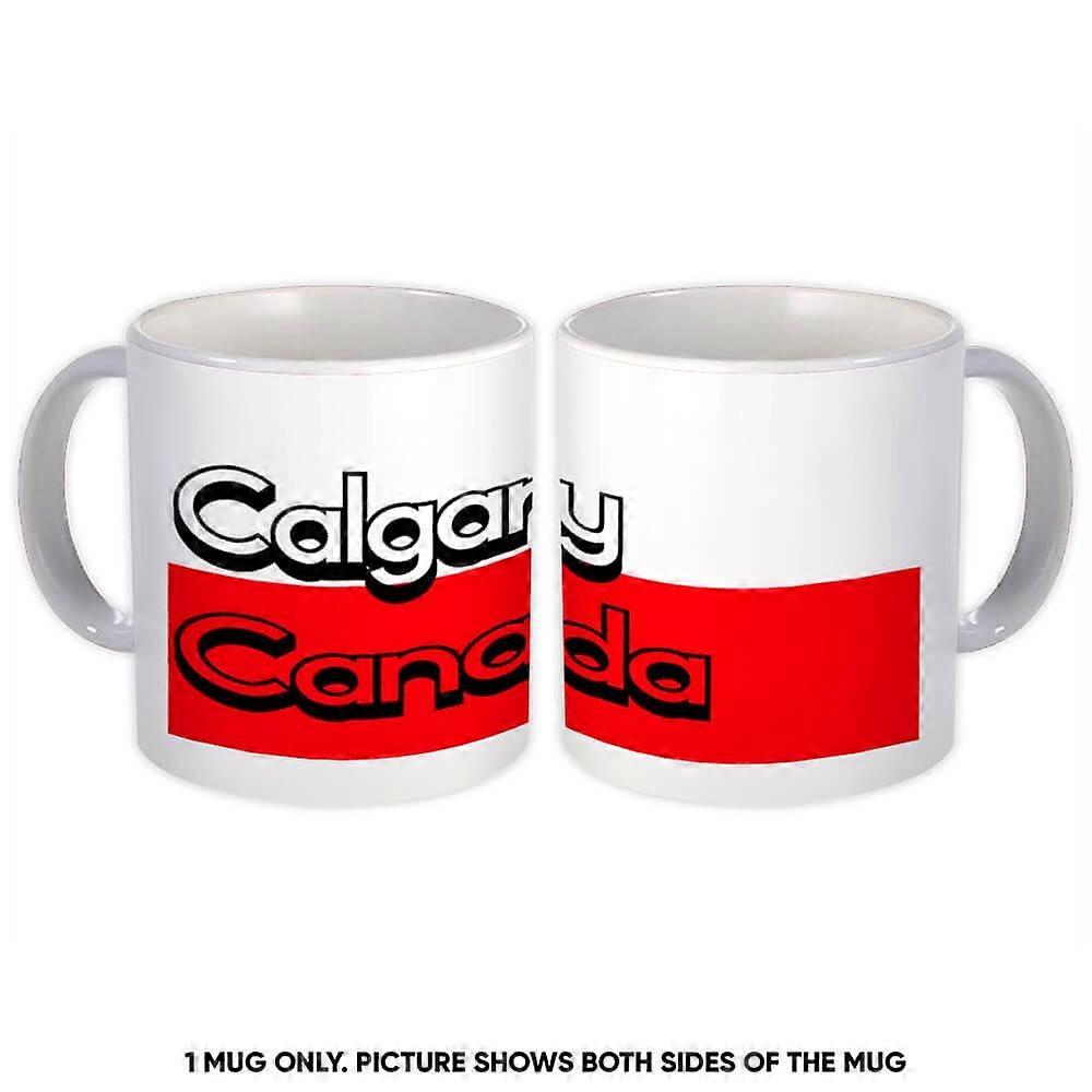Gift Mug: Calgary Canada Rectangle
