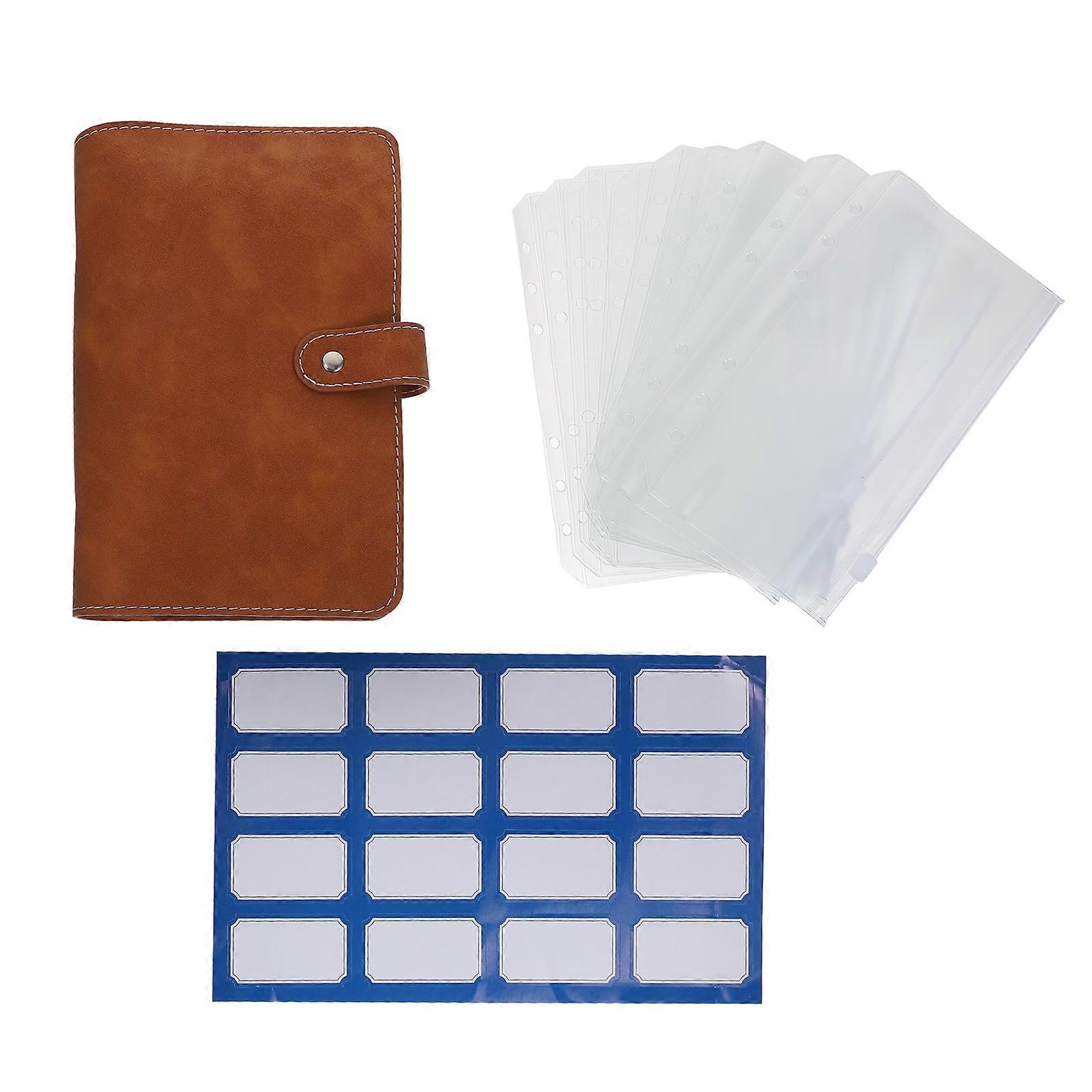 1 Set Loose Leaf Notebook Labeling Manual Book Binder Loose Leaf Budget Notepad