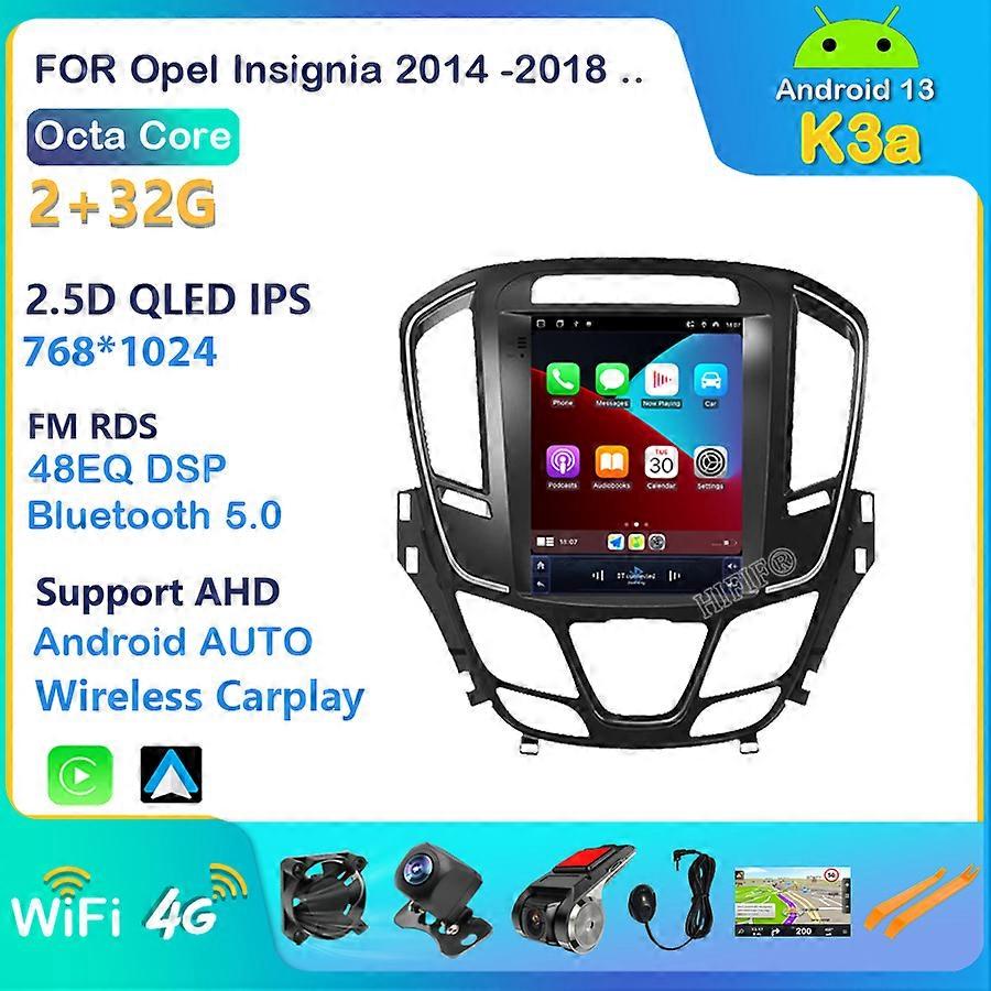 Android Tesla Style Car GPS Navigation For Buick Regal/Opel Insignia 2014- Auto Radio Stereo Multimedia Player With BT WiFi