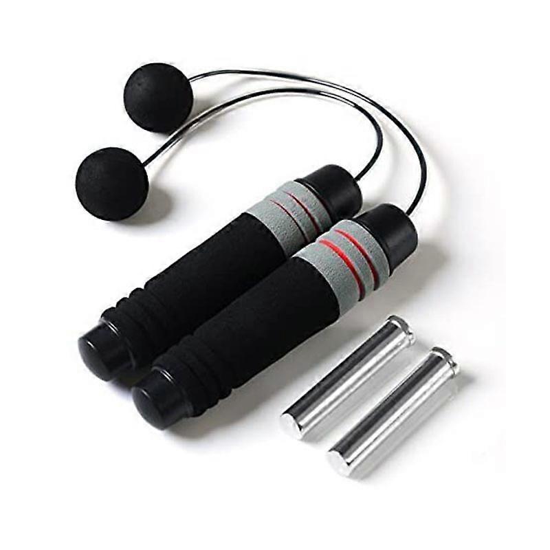 Ropeless Jump Rope Weighted Cordless Skipping Rope Length Adjustable Tangle Free Wireless Speed Rope For Sport ExerciseTraining Fitness Suitable For A