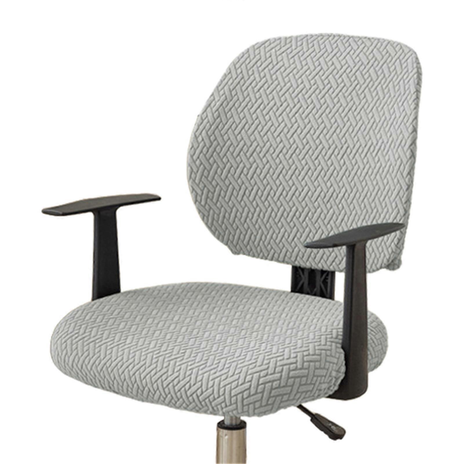 Gaming Chair Cover Elastic Fabric Soft Texture Breathable 360-Degree Full Coverage Moisture-Wicking Computer Rotating Armchair Seat Cover Jikaix