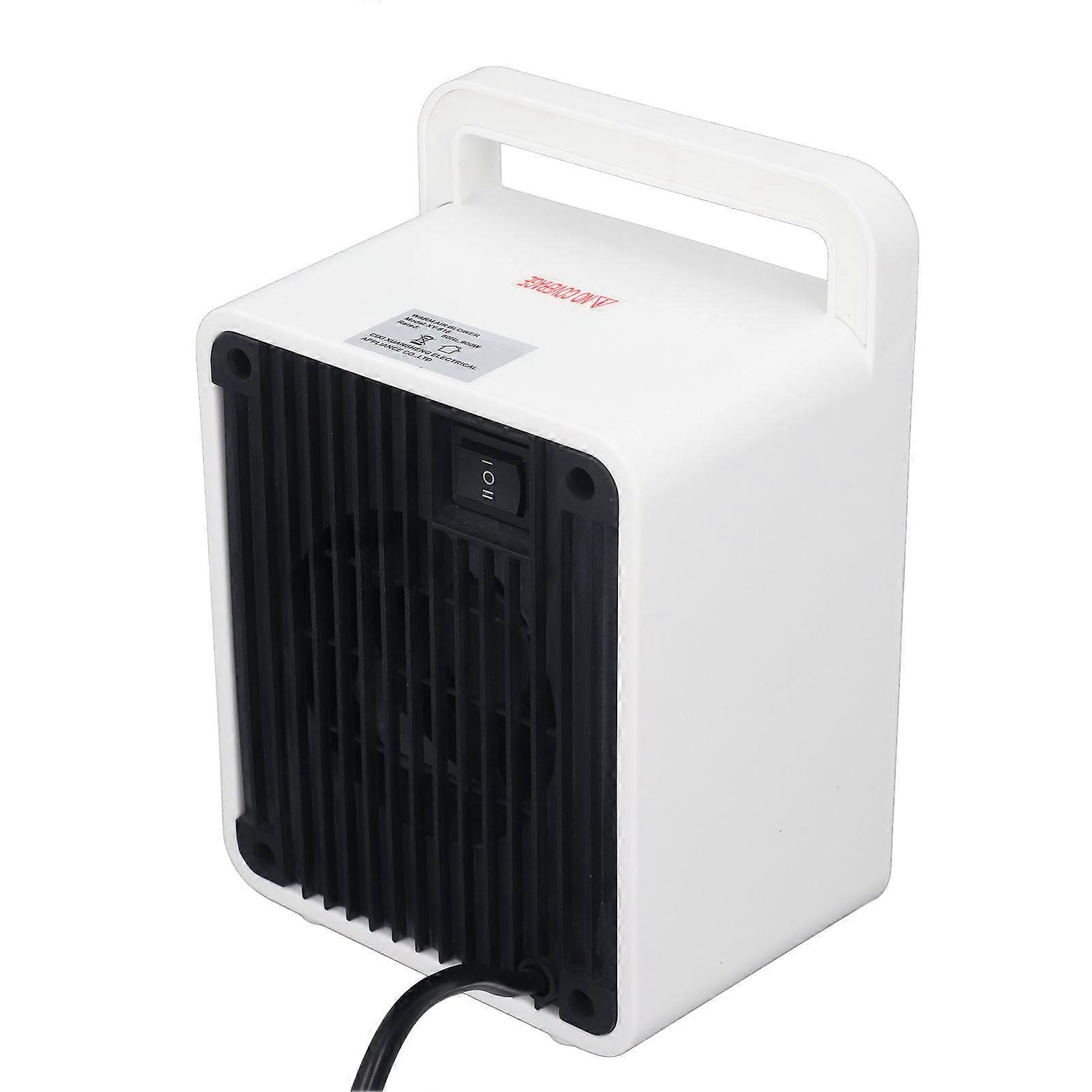 Space Heater ABS Fast Heating Energy Saving Desktop Portable Electric Heater for Bedroom Office and Indoor Use White EU Plug 220V 