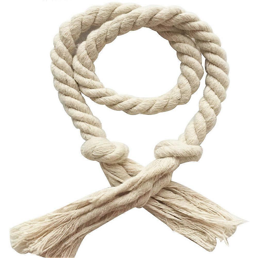 2Pcs Solid Color Curtain Holdbacks Rope Tie Backs Tassel Tiebacks Home Decor