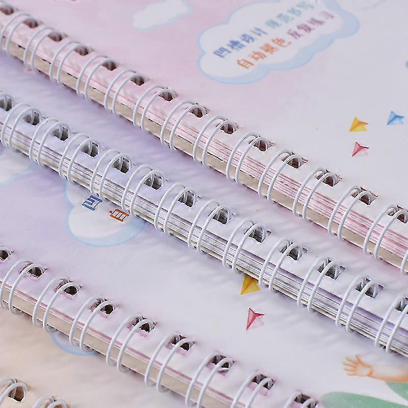 Arabic Numeral Exercise Book Primary School Students Regular Script Exercise Book Groove Design Children Practice Arithmetic