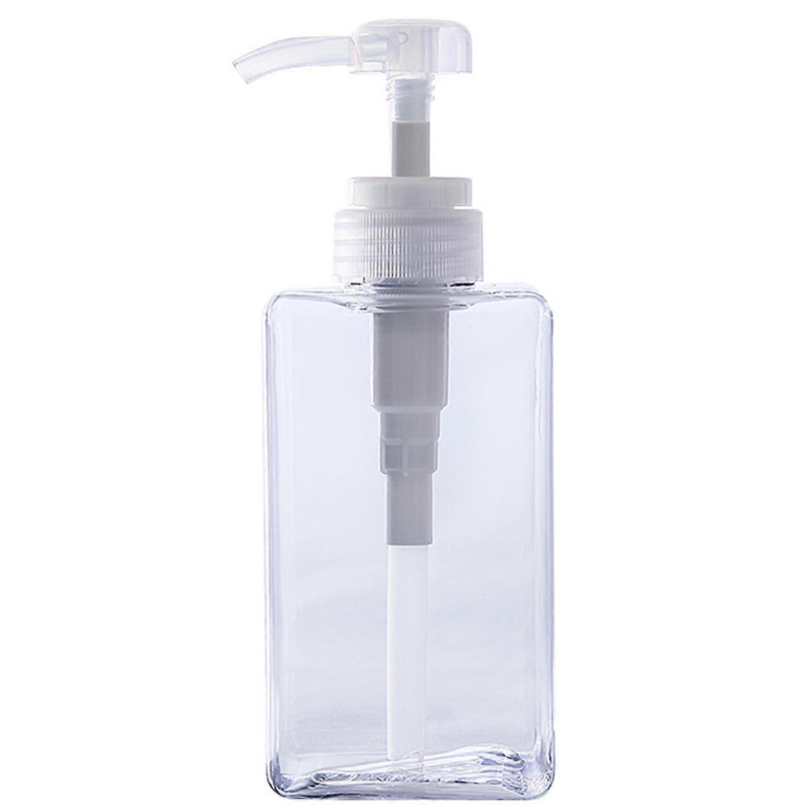 100/250/450ml Press Type Empty Transparent Multiple Capacities Lotion Bottle Shampoo Refillable Storage Bottle