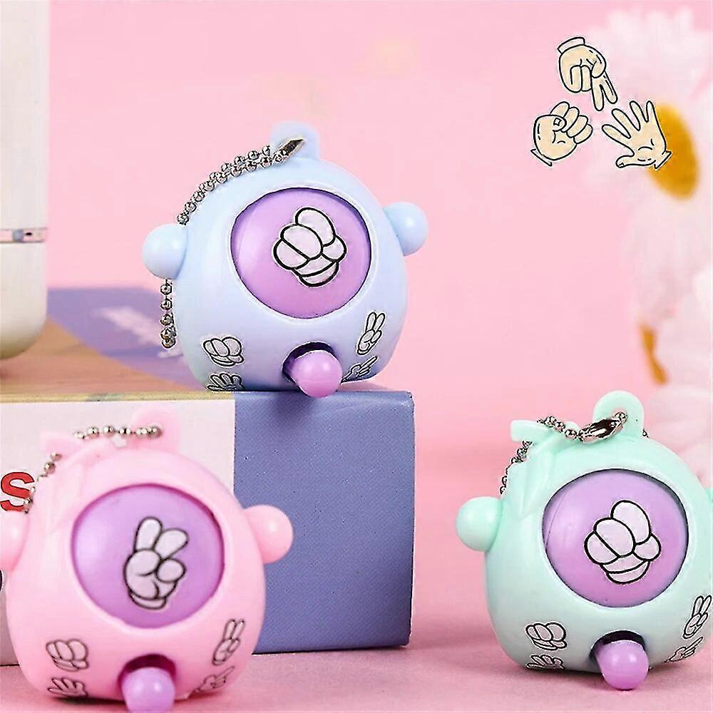 1~20pcs Gift Pinata Filler Guess The Fair Game Of Stone Scissors Macaron Colored Round Egg Game Props Toy Childrens Birthday