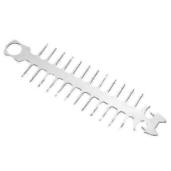 Multi-function Stainless Steel Skewer Portable Meat Skewer Camping Barbecue Skewer