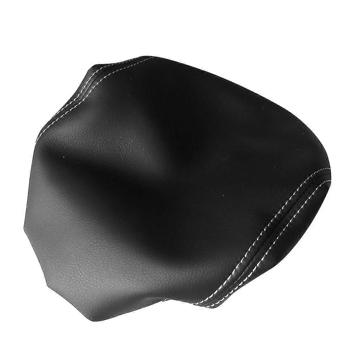 For 2009-2014 Car Console Armrest Panel Cover Protective Elastic Band Type Black+white