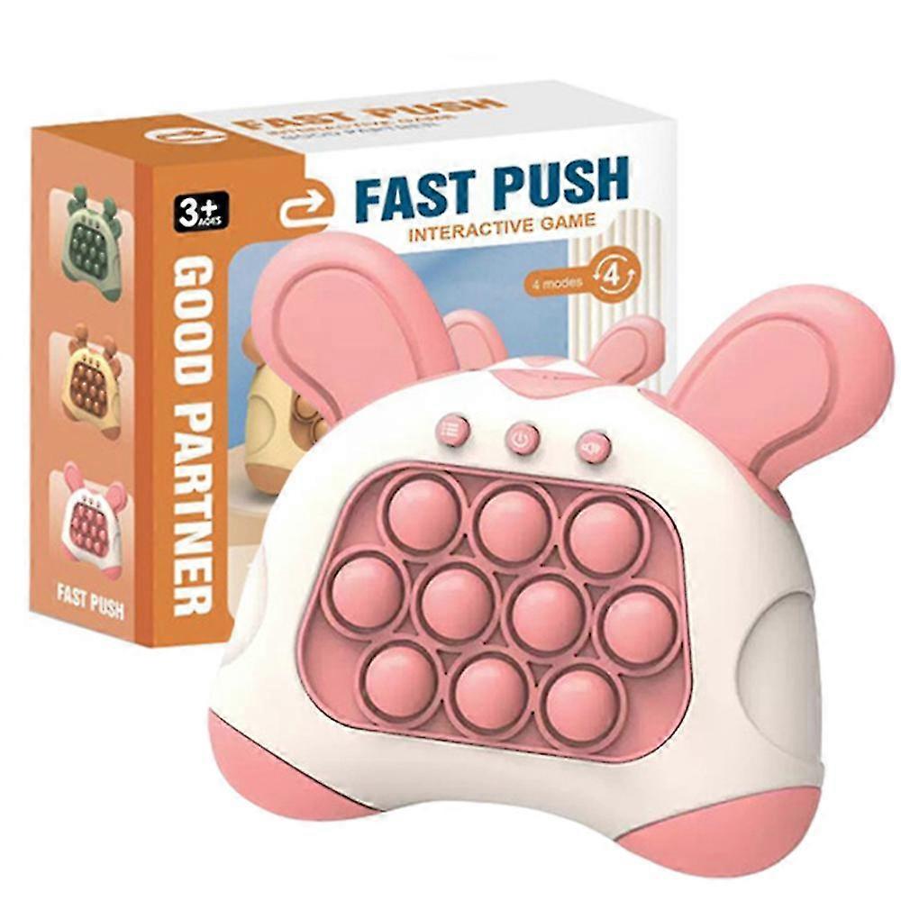 Fast Push Bubble Game Toy With Lights,electronic Toy For Anxiety Children And Adults,fun Multiplayer Game For The Whole Family