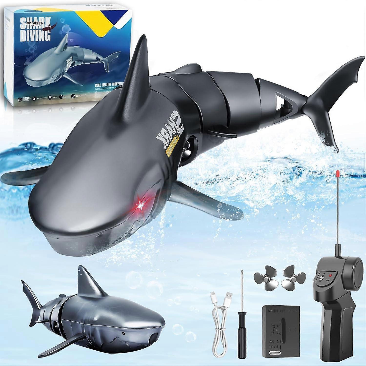 Remote Control Whale Shark 2.4G High Simulation RC Whale Toys