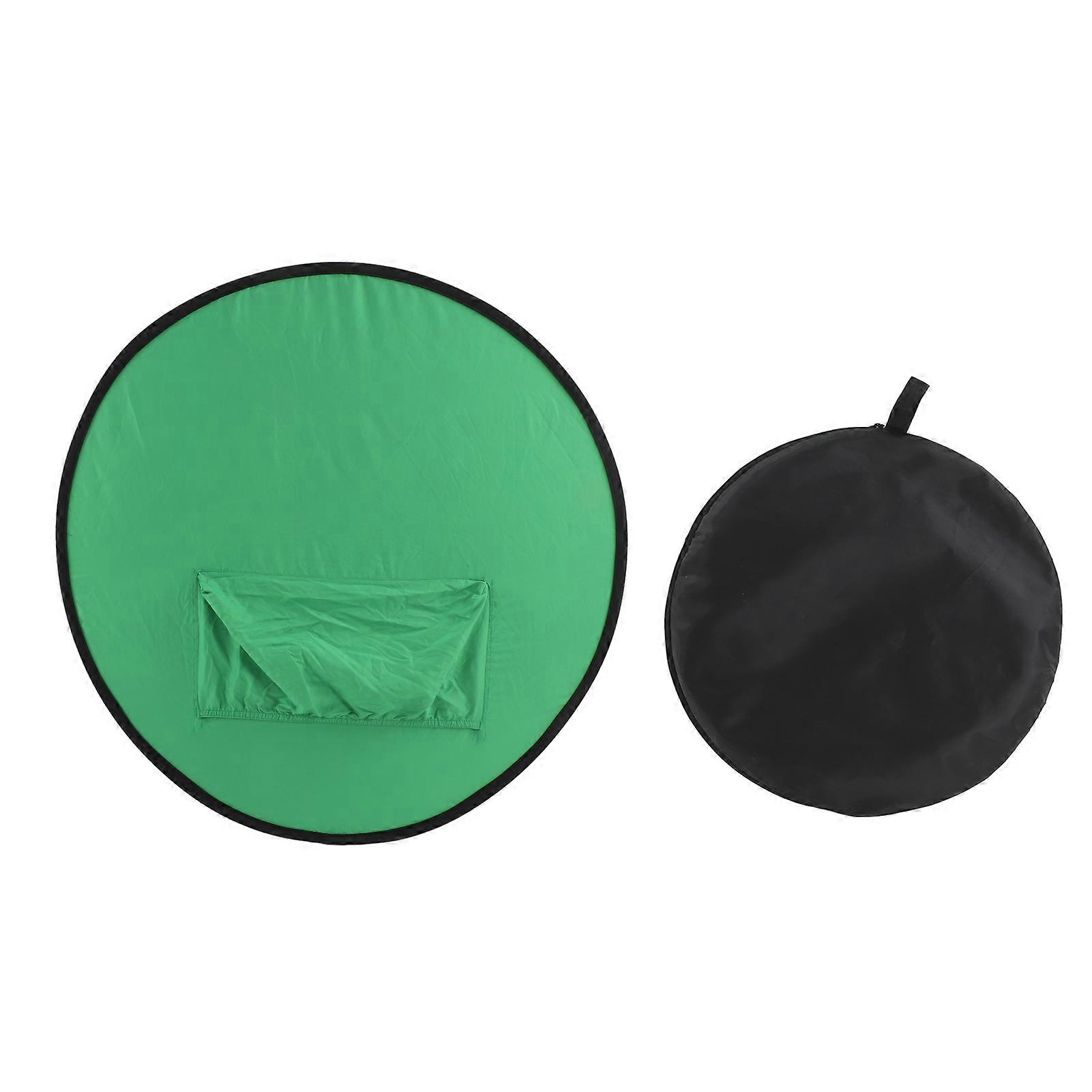 Blue Green 2 in 1 Background Screen Collapsible Portable Chromakey Background Backdrop for Photography Live Streaming